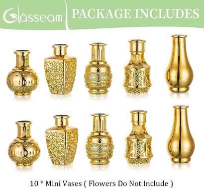 Набор ваз для цветов 10 предметов Glasseam