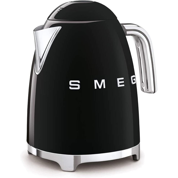 Лектрический чайник Smeg KLF03BLEU, нержавеющая сталь, 1,7 литра, Чернй