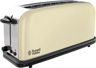 Цифровая кофеварка 1,25 л, до 10 чашек, 1100 Вт и тостер с широким слотом и 6 уровнями мощности Russell Hobbs  