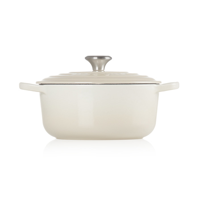 Кастрюля круглая 4,2 л меренга Meringue Le Creuset