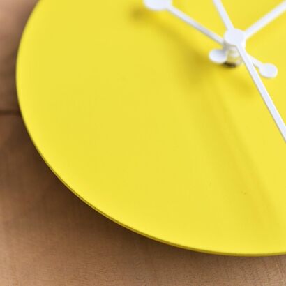 Настенные часы Ø 20 см желтые Dotty Alessi
