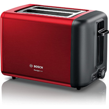 Тостер Bosch TAT4P424DE 2 Slice(s) мощностью 970 Вт чернй краснй