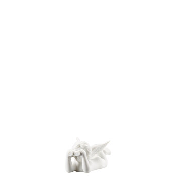 Фигурка "Ангел с биноклем" 3.5 см белая матовая Angel Rosenthal