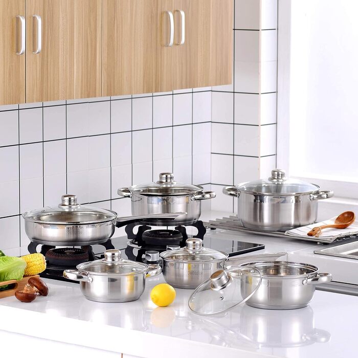 Набор кухонной посуды 12 предметов Velaze