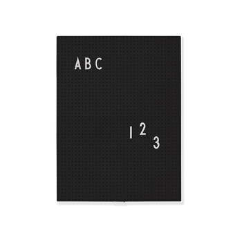 Доска 27,9x21 см черная Message Board Design Letters