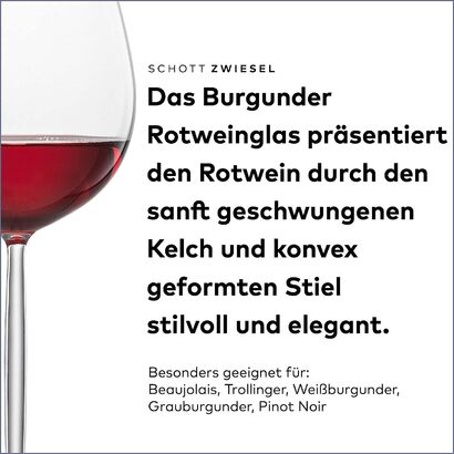 Набор из 6 бокалов для красного вина 480 мл Schott Zwiesel Diva