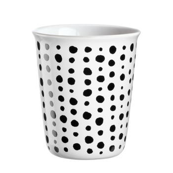 Чашка для эспрессо / мокко 0,1 л белая черные пятна Coppetta ASA-Selection