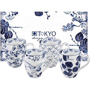 Набор кофейных чашек 4 предмета Flora Japonica TOKYO Design studio