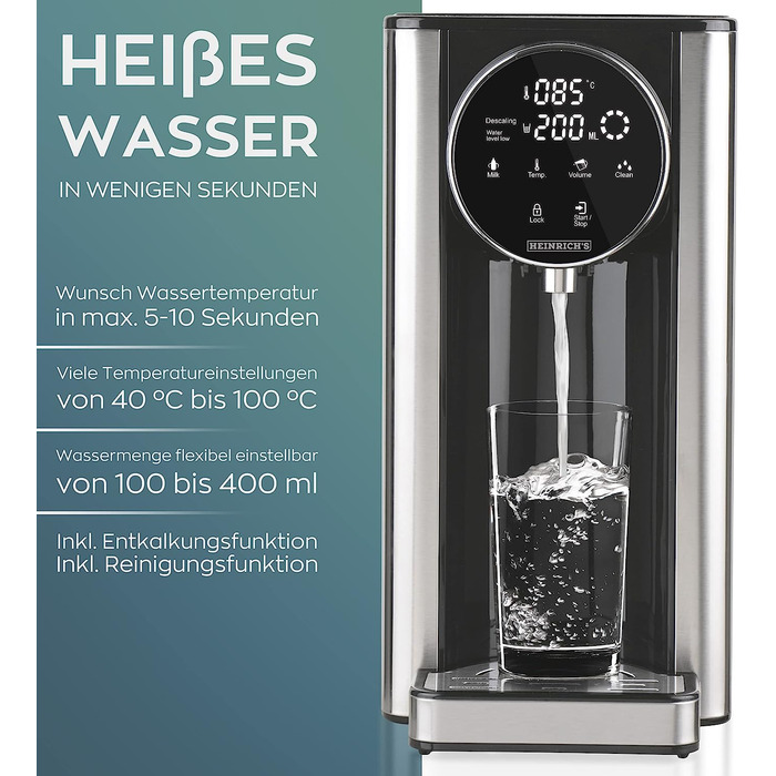 Дозатор горячей воды 2.7 л 2600 Вт HWS 8731 Heinrich´s