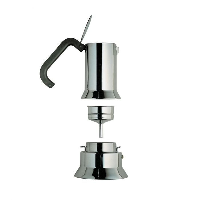 Кофе-машина для эспрессо 150 мл металлик 9090 Alessi