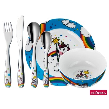 Набор детской посуды 6 предметов Einhorn WMF