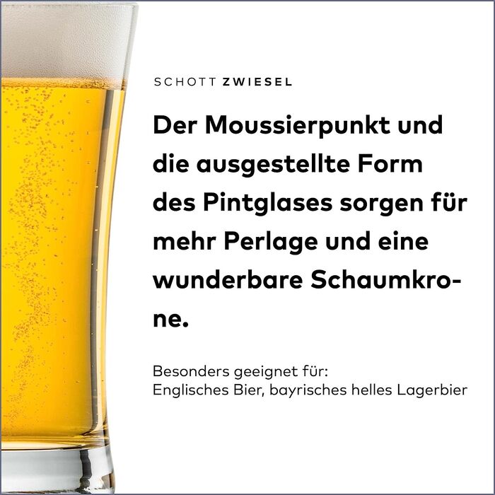 Набор из 6 бокалов для пива 602 мл Schott Zwiesel Pure Series