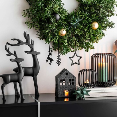 Фонарь 22 см Black Xmas Villeroy & Boch