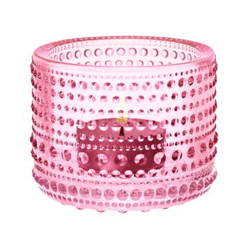 Подсвечник 6,4х7,7 см светло-розовый Kastehelmi Iittala