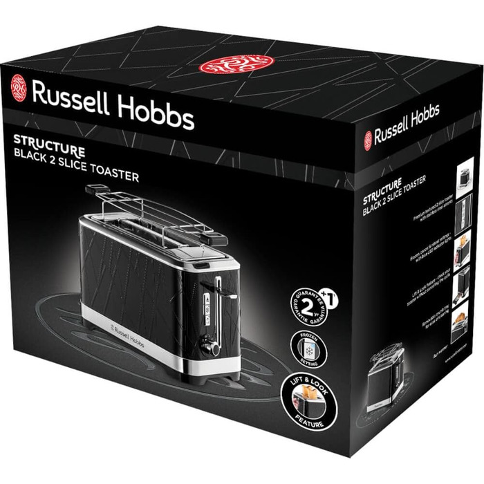 Тостер на 2 ломтика, 1050 Вт Russell Hobbs