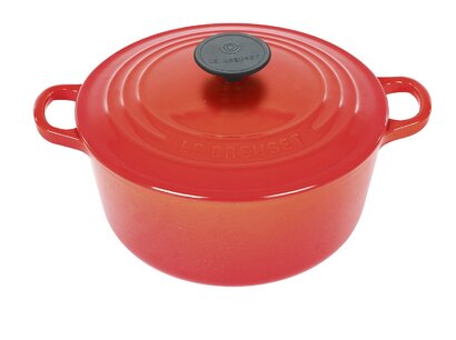 Кастрюля / жаровня 22 см, коралловый Le Creuset