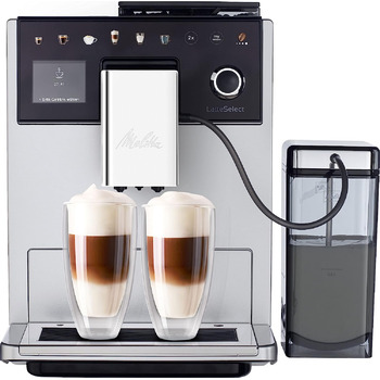Кофемашина на 2 чашки со вспенивателем молока Latte Select ‎F 630 - 201 Melitta