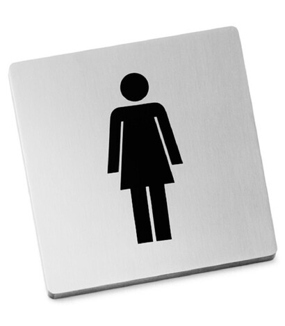 Табличка на дверь — Женский туалет Indici Zack