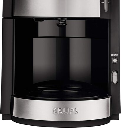 Кофеварка 1.25 л 1100 Вт, черная Proaroma Plus KM321 Krups