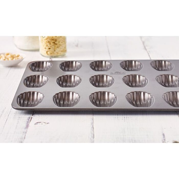 Форма для выпечки печенья Мадлен, 45 x 28 x 1,5 см, Easy Baking RBV Birkmann