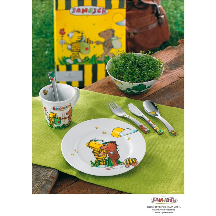 Набор детской посуды с велозвонком 6 предметов Janosch WMF