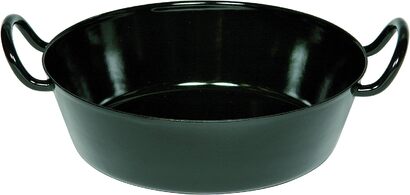Блюдо для запекания 6 л 40 см, эмаль, черная Riess 0641-022