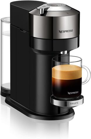 Капсульная кофемашина 1.1 л 1260 Вт, черная Nespresso Vertuo Next XN910C Krups