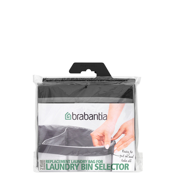 Сменный мешок для бельевого бака 55 л двухсекционный Brabantia