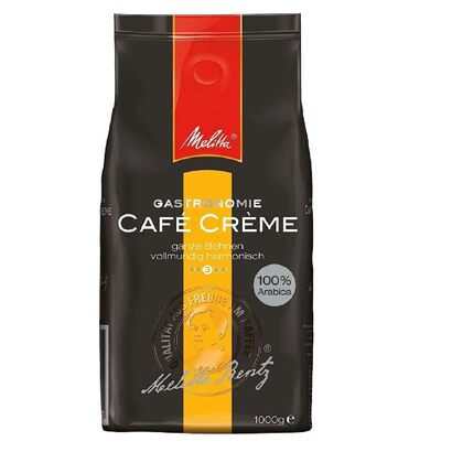 Мелитта Гастрономия Кафе Крем из 100 арабики - 8 х 1 кг цельнх кофейнх зерен 1000 г