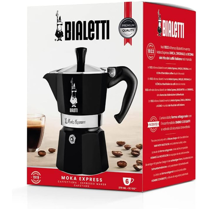 Кофеварка для эспрессо на 6 чашек Mocha Express Bialetti