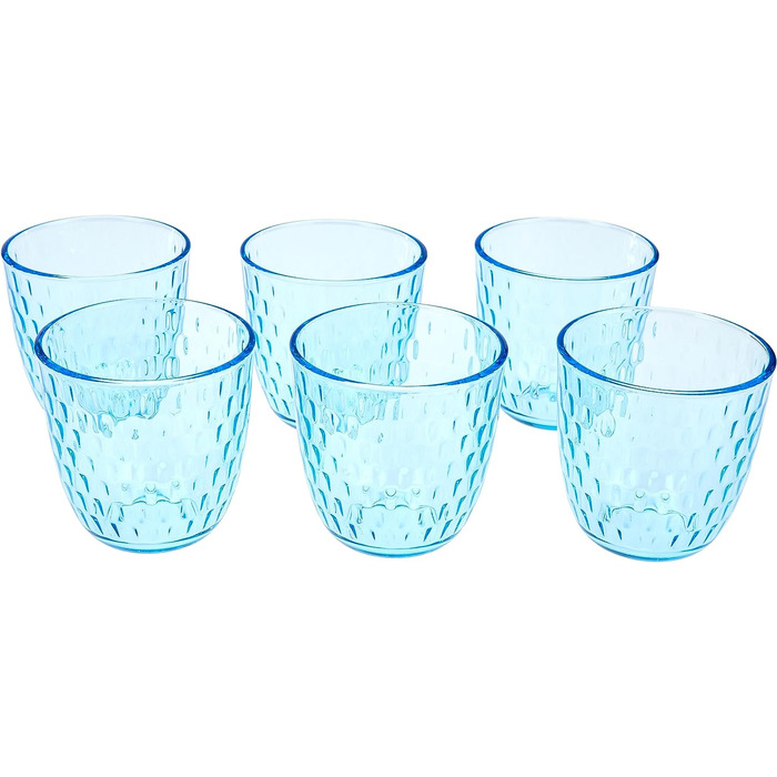 Набор синих стаканов 6 предметов Bormioli Rocco
