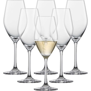 Набор из 6 бокалов для шампанского 263 мл Vina Champagne Tulip 