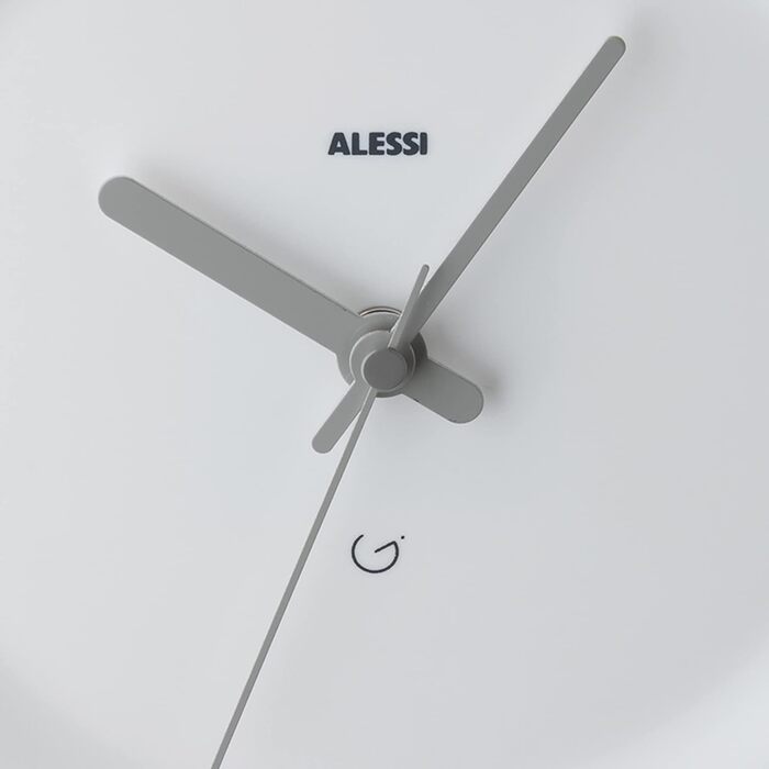 Настенные часы угловые Ø 21 см белые Ora out Alessi
