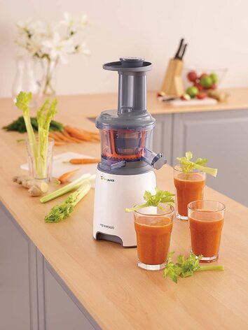 Соковыжималка Kenwood PureJuice JMP600WH / 150 Вт / нержавеющая сталь / белый