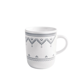 Чашка для кофе 0,35 л, серая Cross Stitch Kahla
