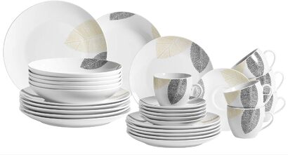 Набор столовой посуды на 6 человек 30 предметов JONA Series MÄSER