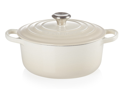 Кастрюля круглая 3,3 л меренга Meringue Le Creuset