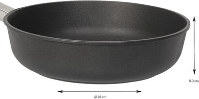 Сковорода для тушения с крышкой 3,5 л 28 см SKK