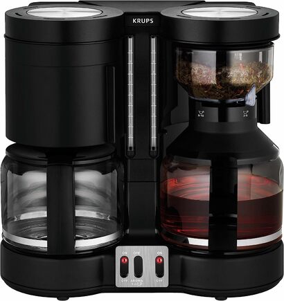Кофеварка-чайник 1100 Вт, черная Duothek Plus KM 8508 Krups