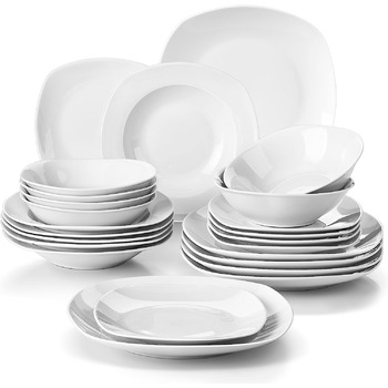 Набор фарфоровой посуды из 24 предметов Elisa Series MALACASA 