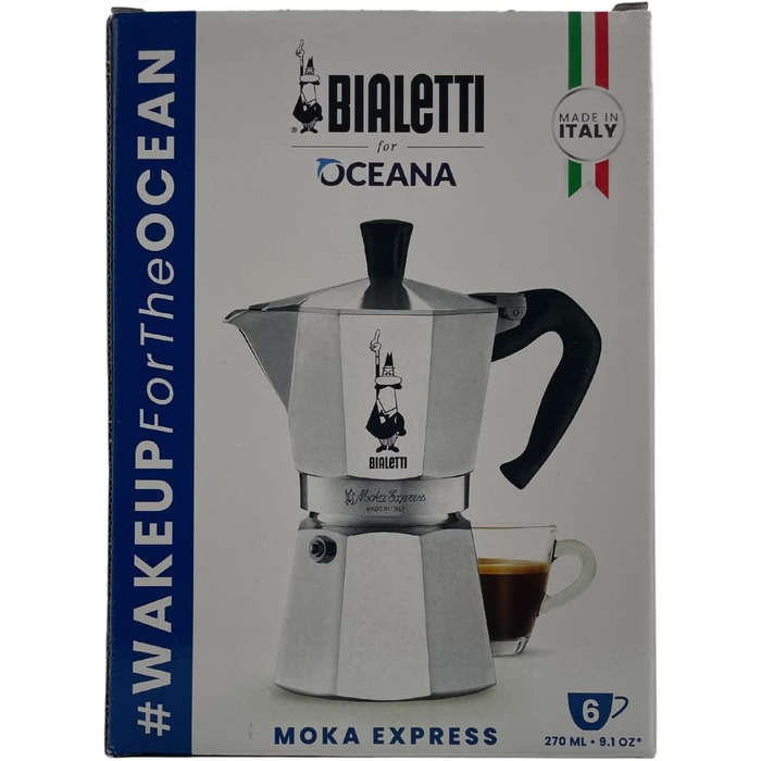 Кофеварка эспрессо Bialetti Moka Express на 6 чашек