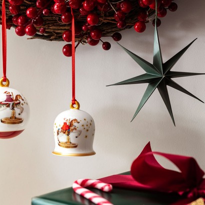 Елочное украшение колокольчик 6,9 см Annual Christmas Edition 2024 Villeroy & Boch