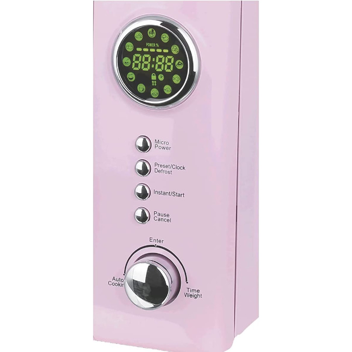 Микроволновая печь Epiq мощностью 700 Вт, вместимостью 20 литров, дизайнерская микроволновая печь розового цвета