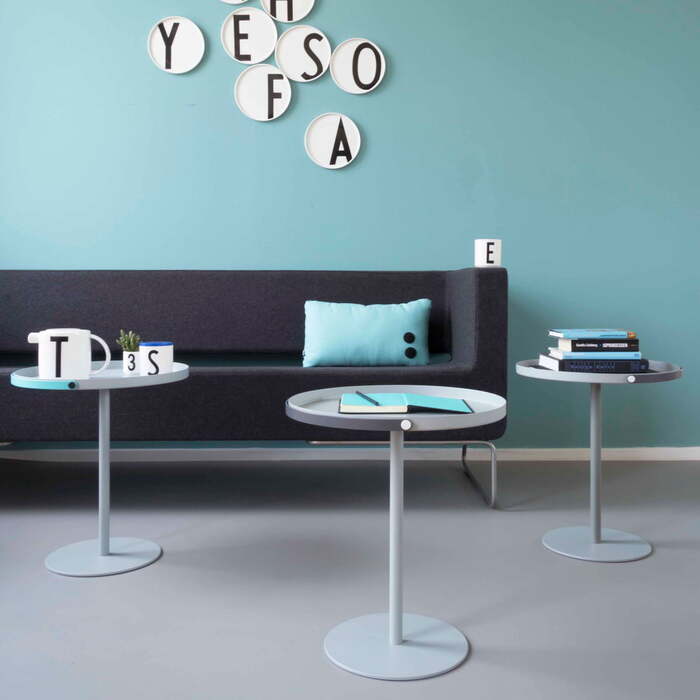 Стол 48x42 см серый To Go Table Design Letters