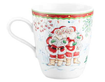 Кружка "Встреча Санта-Клаусов" 0,4 л Christmas Mugs Seltmann Weiden