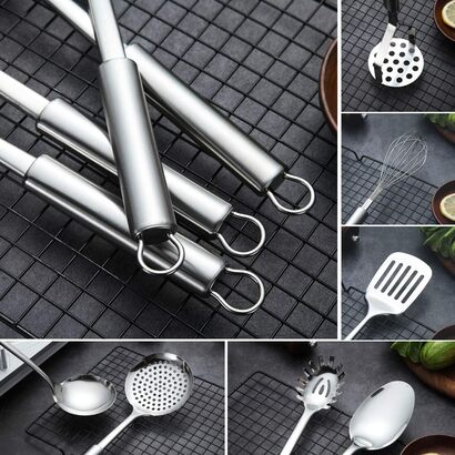 Набор кухонных приборов с подставкой, 7 предметов Berglander