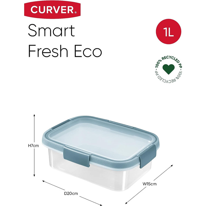 Набор контейнеров для хранения продуктов 1 л, 4 предмета CURVER