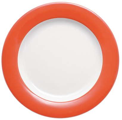 Тарелка для завтрака / обеда 23 см, красно-оранжевая Pronto Colore Kahla