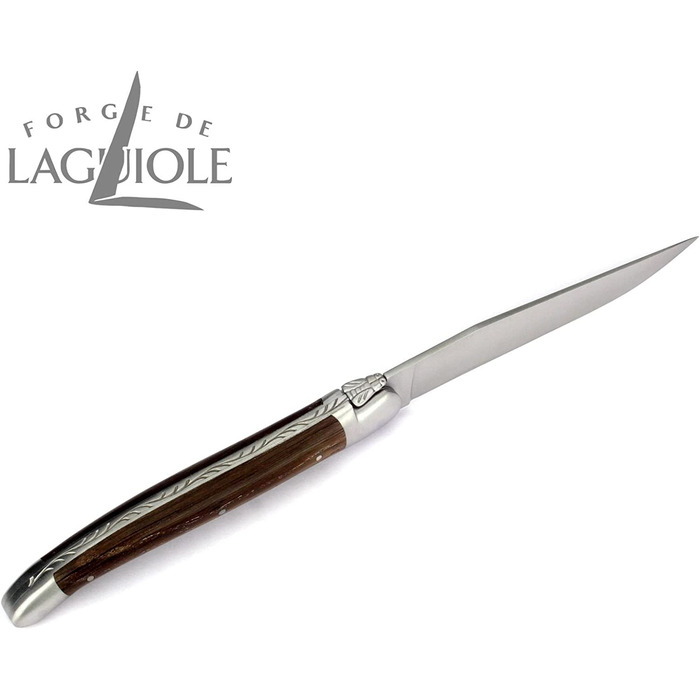 Набор из 2 ножей для стейка Forge De Laguiole, ручки из болотного дуба