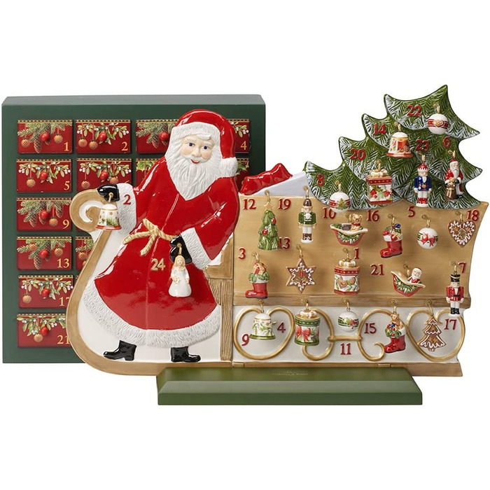 Адвент-календарь с елочными украшениями 40 см Christmas Toys Memory Villeroy & Boch